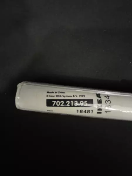 IKEA RACKA Extendable White Metal Curtain Rod 28-47" 70-120 cm Great Condition