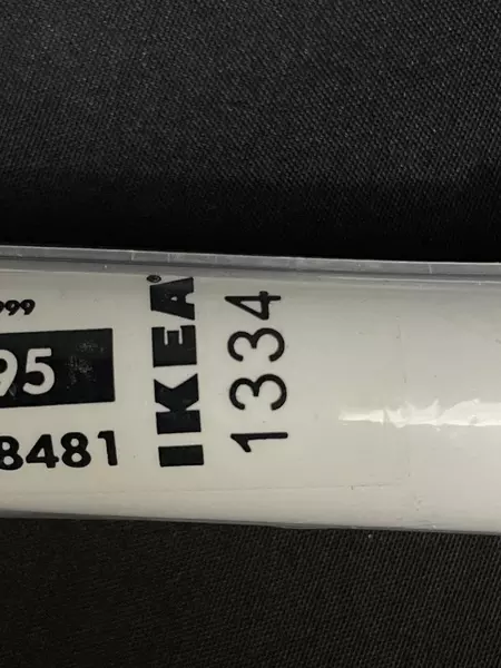 IKEA RACKA Extendable White Metal Curtain Rod 28-47" 70-120 cm Great Condition