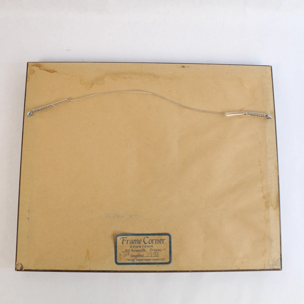 Vtg Jules David & Edmond Vallois Paris Class Photo 99 Rue de Rennes Frame