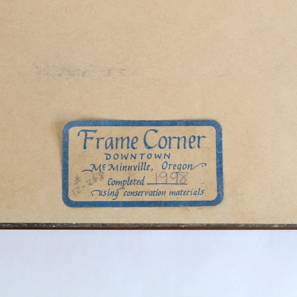 Vtg Jules David & Edmond Vallois Paris Class Photo 99 Rue de Rennes Frame