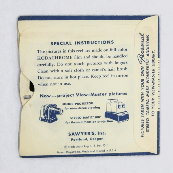 Vintage 1948 View-Master 519 Carnival At Amecameca Mexico Photo Reel
