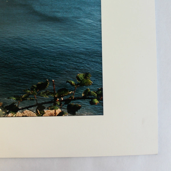 Vintage Newport Oregon Fog Coastal Photograph 14x11 Matted Wall Art