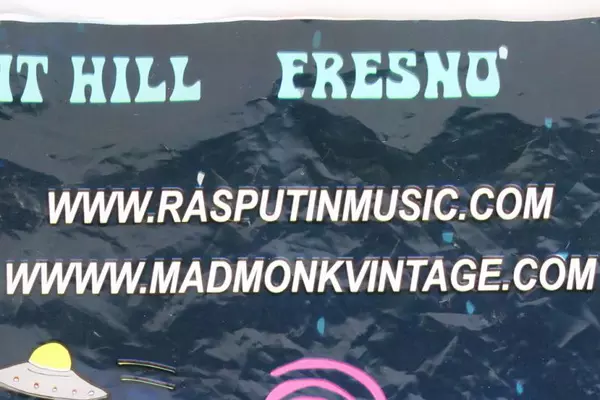 Rasputin Records Vintage Reusable Shopping Bag 20.5" Tall Pre-Owned