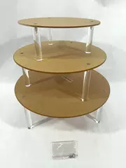 3 Tier Acrylic Cupcake Dessert Stand