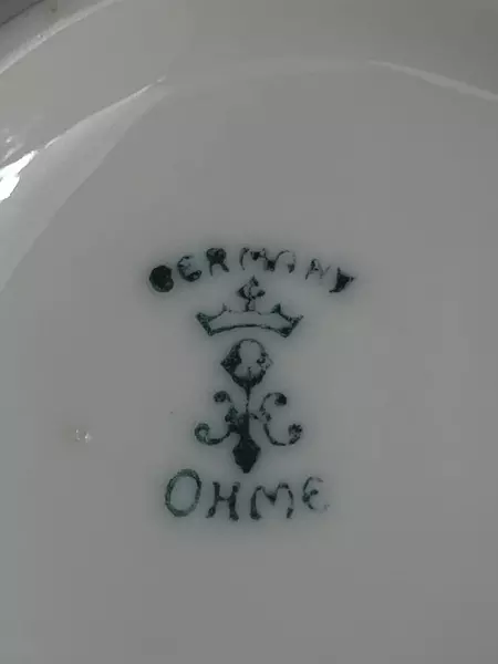 Vintage Oremont Lustreware Creamer Sugar Bowl Tea Cup Set Germany Gold White