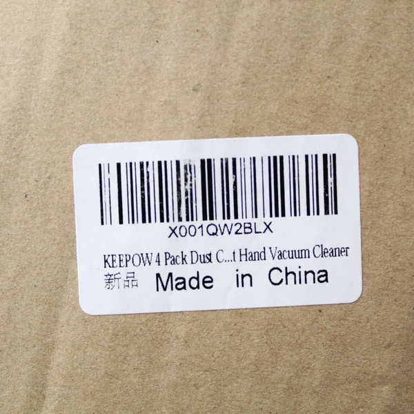 Keepow Lot of 4 Sealed Dust Cup Filters for Handheld Vacuum Cleaner Replacement