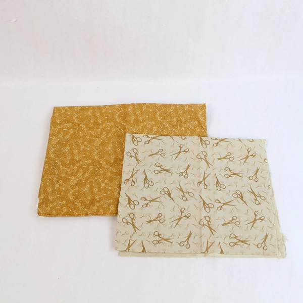 Lot of 2 Sewing Fabric Panels Teresa Kogut & Nancy Zieman Pre-Owned Cut Mark