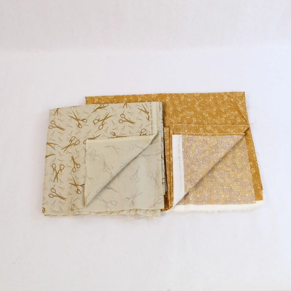 Lot of 2 Sewing Fabric Panels Teresa Kogut & Nancy Zieman Pre-Owned Cut Mark