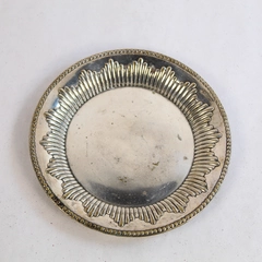 Vintage Art Deco Swedish GAB MS Silver Plate Saucer 4.5" Diameter Pre-Owned