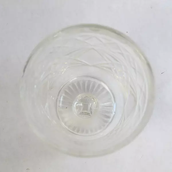 Set of 2 Vintage Anchor Hocking Wexford Diamond Pattern Dessert Sherbet Dish