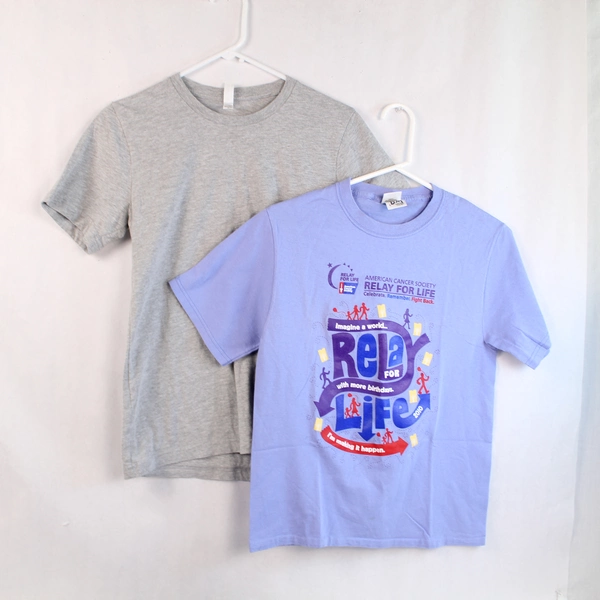 Lot of 3 Women's Size S Relay for Life Graphic Tees - Good Condition