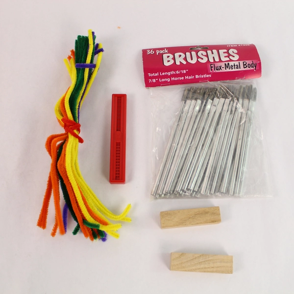 Lot of Children's Art Supplies Crayons Colored Pencils Paint Brushes Pens Case