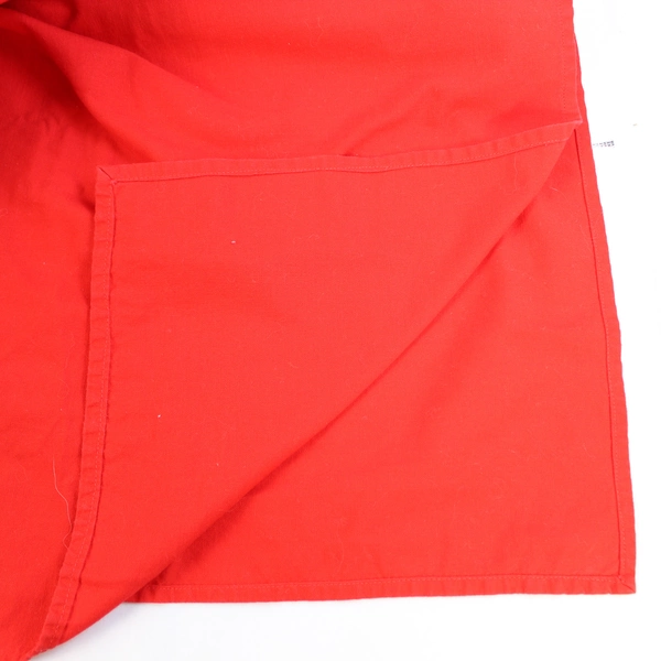 Lot of 2 Vintage Tablecloths Red Poinsettia Fabric for Crafts Sewing DIY