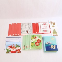 Lot of 39 Blank Christmas Greeting Cards With Envelopes Hallmark Dayspring