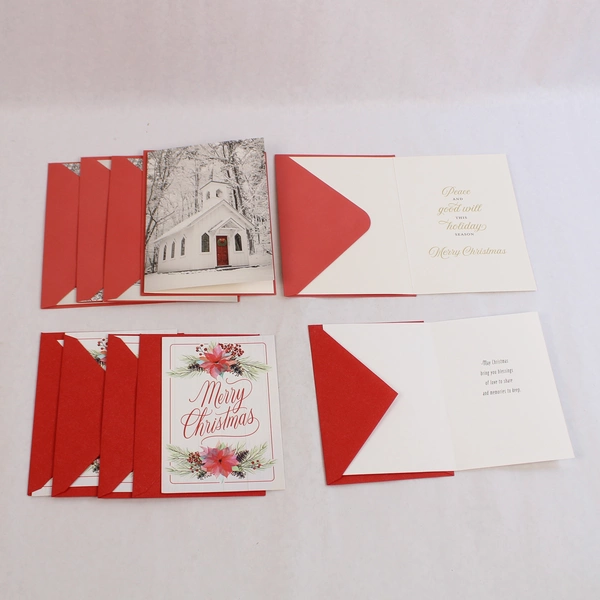 Lot of 39 Blank Christmas Greeting Cards With Envelopes Hallmark Dayspring