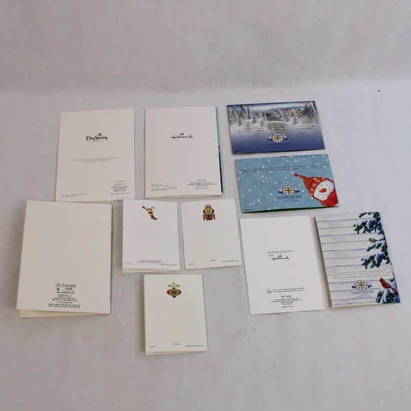 Lot of 39 Blank Christmas Greeting Cards With Envelopes Hallmark Dayspring