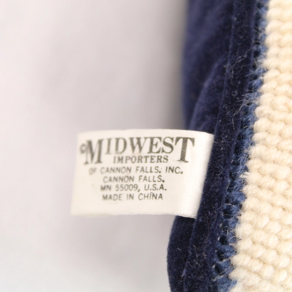 Midwest Importers Noah's Ark Cross Stitch Accent Pillow 14"x9" Home Decor