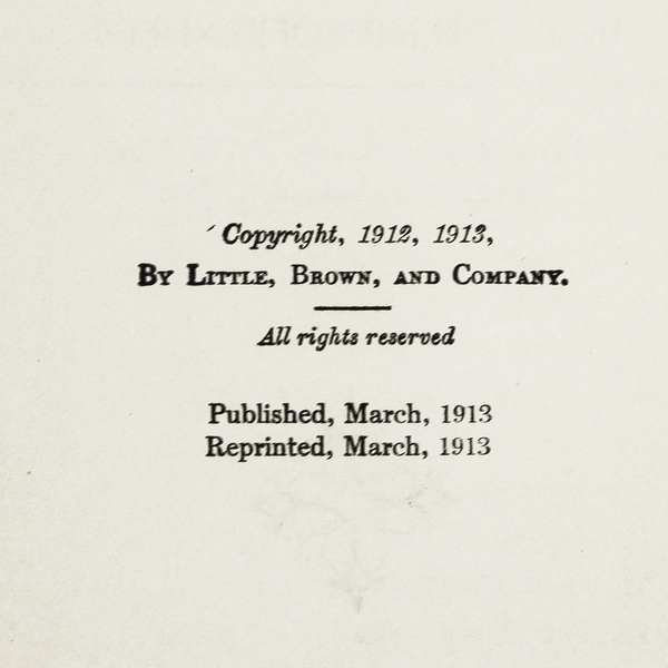 1913 Antique The Mischief-Maker by E. Phillips Oppenheim Worn Collectible Book