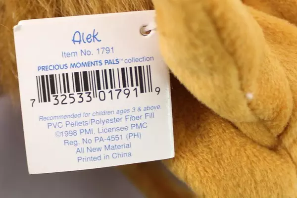 Vintage Precious Moments Pals Plush Alex the Lion 1998 - 9.5" with Tag