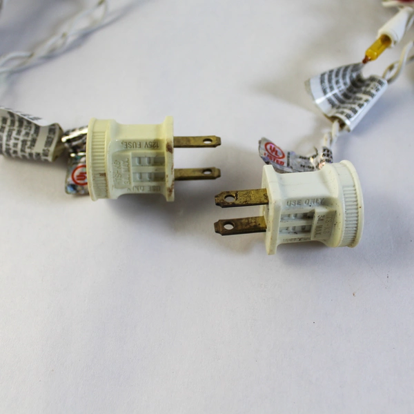 34 Ft White Wire Multi-Color T5 Christmas String Lights Tested Works