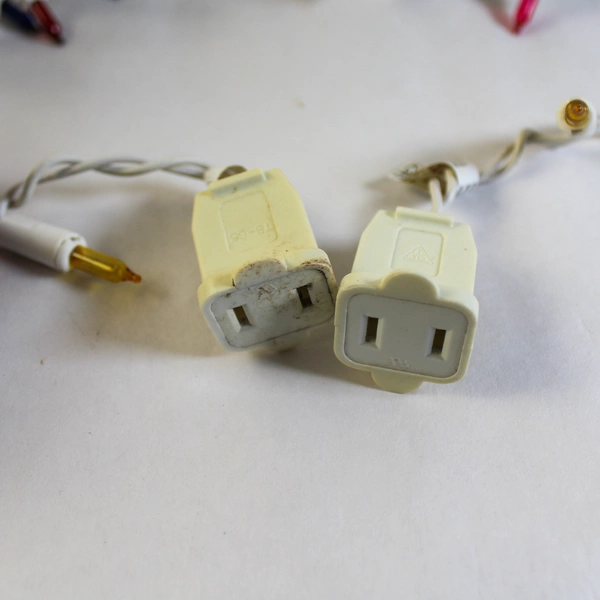 34 Ft White Wire Multi-Color T5 Christmas String Lights Tested Works