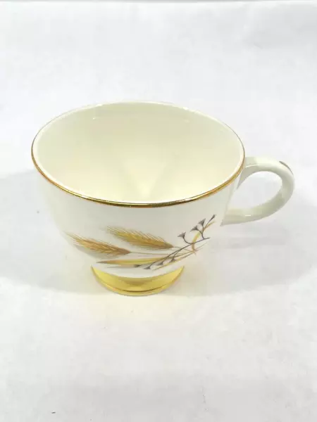 Century Service Corp Autumn Gold Footed Coffee Cup Vintage Pre-Owned Cup