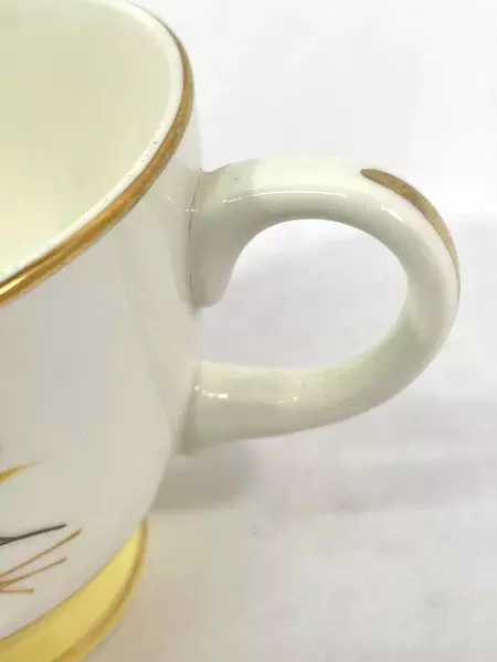 Century Service Corp Autumn Gold Footed Coffee Cup Vintage Pre-Owned Cup