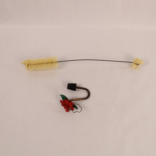 Artful Glass Hummingbird Feeder Outdoor Hanging Made in Oregon 21" Long