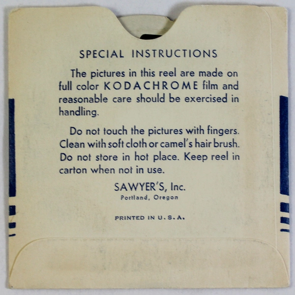 Vintage 1950 Sawyer's View Master SAM 2 Adventures of Sam Sawyer Finds Treasure