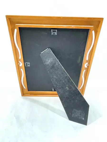 Framed "New Age Grandma" Poem Plaque Brown Wood Frame Home Decor 12.5x10.5"