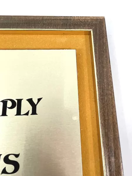 Lawson Falle Limited Brass Framed Philippians 4:19 Quote Plaque 12"x18.5"