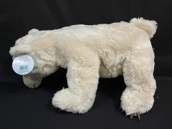 1992 Purr-Fection MJC Iceberg Plush Polar Bear 17" Cream Brown Claws Toy