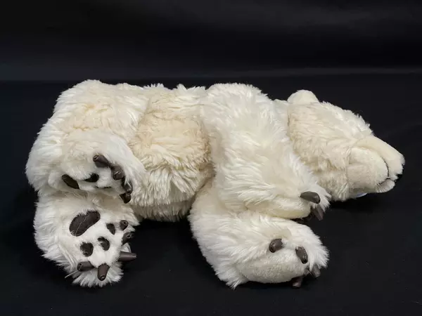 1992 Purr-Fection MJC Plush Polar Bear Iceberg 12" Cream Bear with Claws