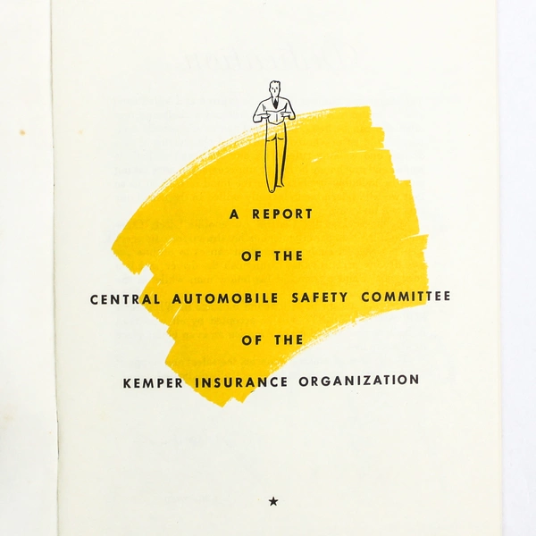 Vintage 1953 Kemper Insurance Book Why Ask For An Accident Collectible Ads