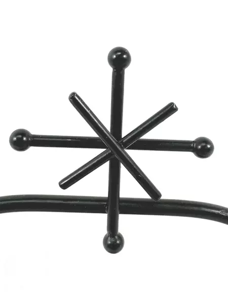 Carlton Cards Let It Snow Ceramic Christmas Crock Beige Jar with Metal Handle