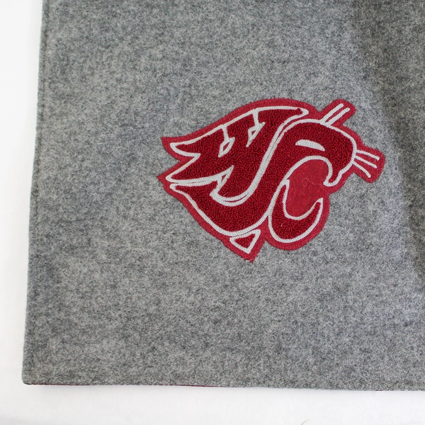 Washington State Cougars Fold Up Tote Blanket Burgundy College NCAA Fan