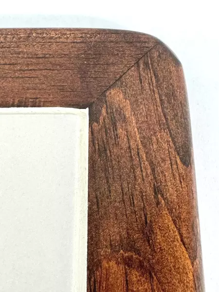 R. K. Lehmus Wood Ceramic Angel Tile Trivet Cork Back 8.76" Square