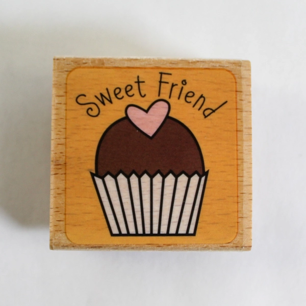 Lot of 3 Hero Arts Rubber Stamps Cake Sweet Friend Made with Love Crafting