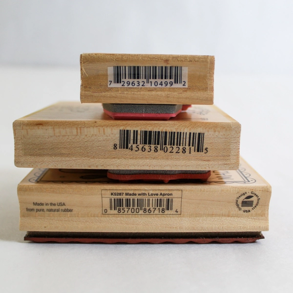 Lot of 3 Hero Arts Rubber Stamps Cake Sweet Friend Made with Love Crafting