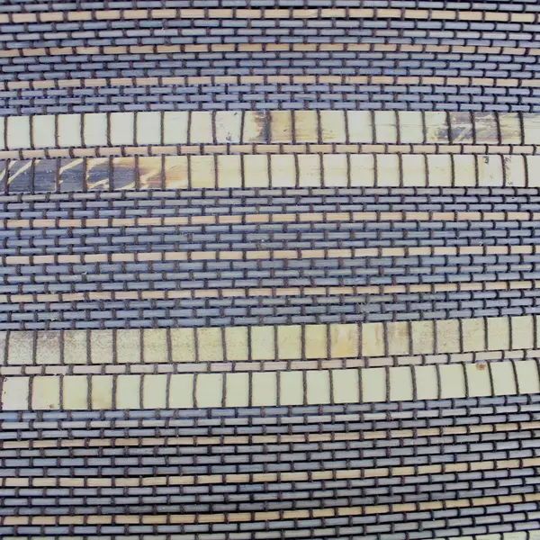 Brown Bamboo Woven Table Runner 72" x 13" Natural Home Decor Good Condition
