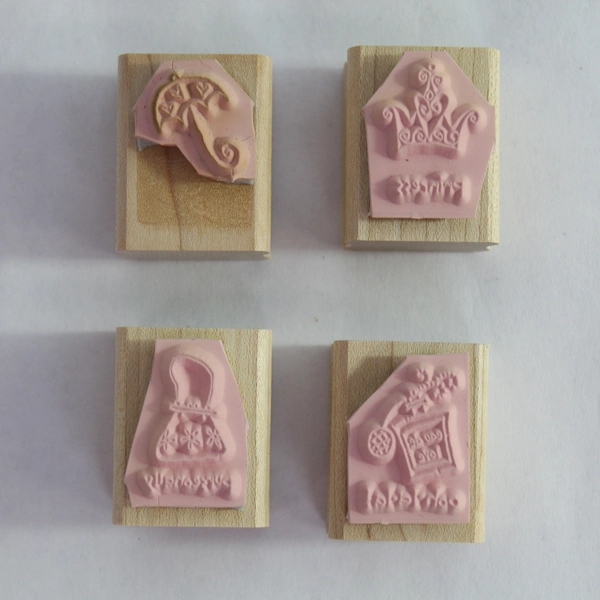 Lot of 12 2004 Stampin' Up Rubber Stamps A Little Love Friends Happy Together