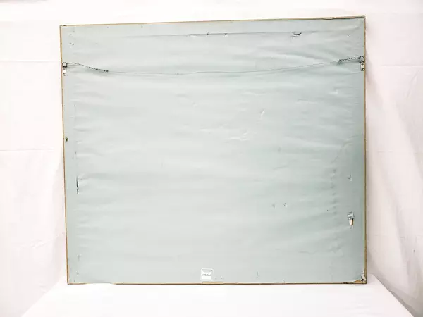 Vtg PBS One Heart Framed Art Print Lisa W. Lloyd Earth Animals Bamboo 32x37"