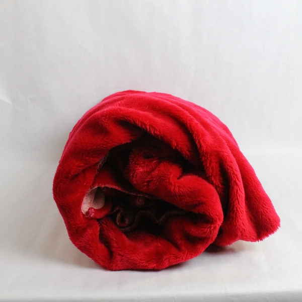 Red Felt Fabric 41"x66" Heavy Craft Sewing DIY Material Pre-Owned Stained