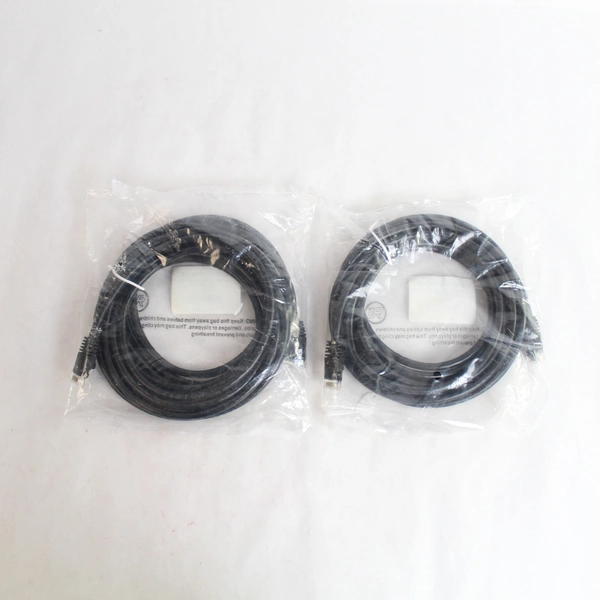 Lot of 2 Monoprice 14ft Cat6 24AWG UTP Ethernet Network Cables Black Sealed