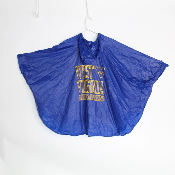 Lot of 3 Western Virginia Mountaineers Lightweight Rain Ponchos Navy Blue