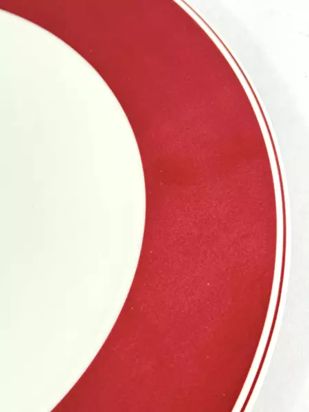 Villeroy & Boch Zurich Maroon 12" Porcelain Dishwasher-Safe Platter #1748