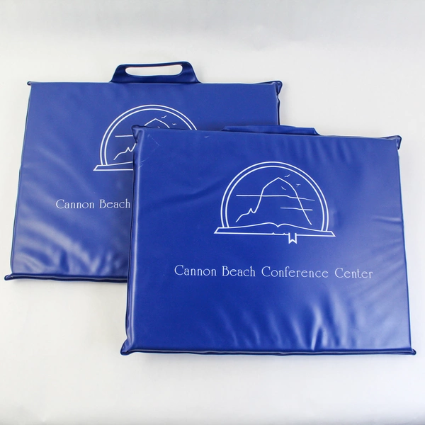 Cannon Beach Conference Center Navy Blue Seat Cushions Lot of 2 Oregon Souvenirs