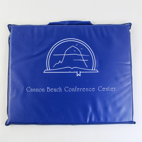 Cannon Beach Conference Center Navy Blue Seat Cushions Lot of 2 Oregon Souvenirs