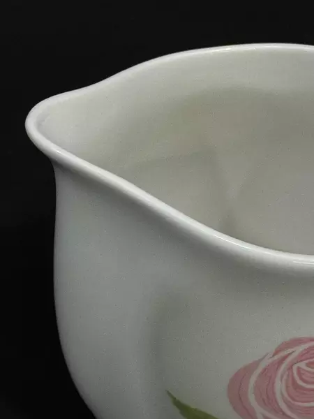 Vintage Franciscan Whitestone Ware Pink a Dilly Creamer Pink Rose Design