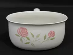 Vintage Franciscan Pink a Dilly Whitestone Ware Gravy Boat Pink Roses